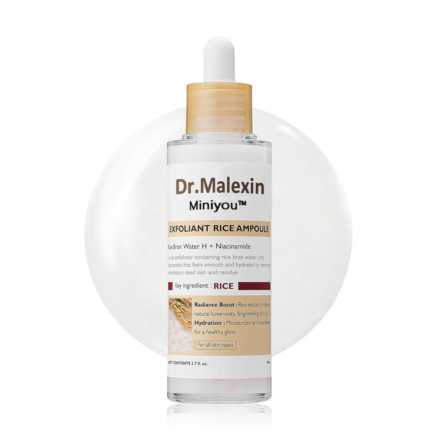 ✨✨Last Day 50%OFF:Miniyou™ Glow White Rice Peeling Ampoule