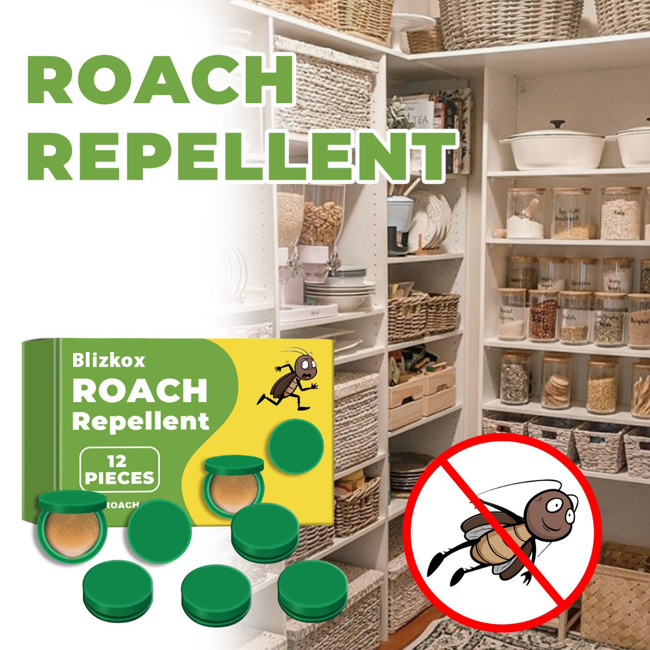 š„Limited-Time Offer: Buy More, Get More š„Blizkoxā¢- Roach Repellent