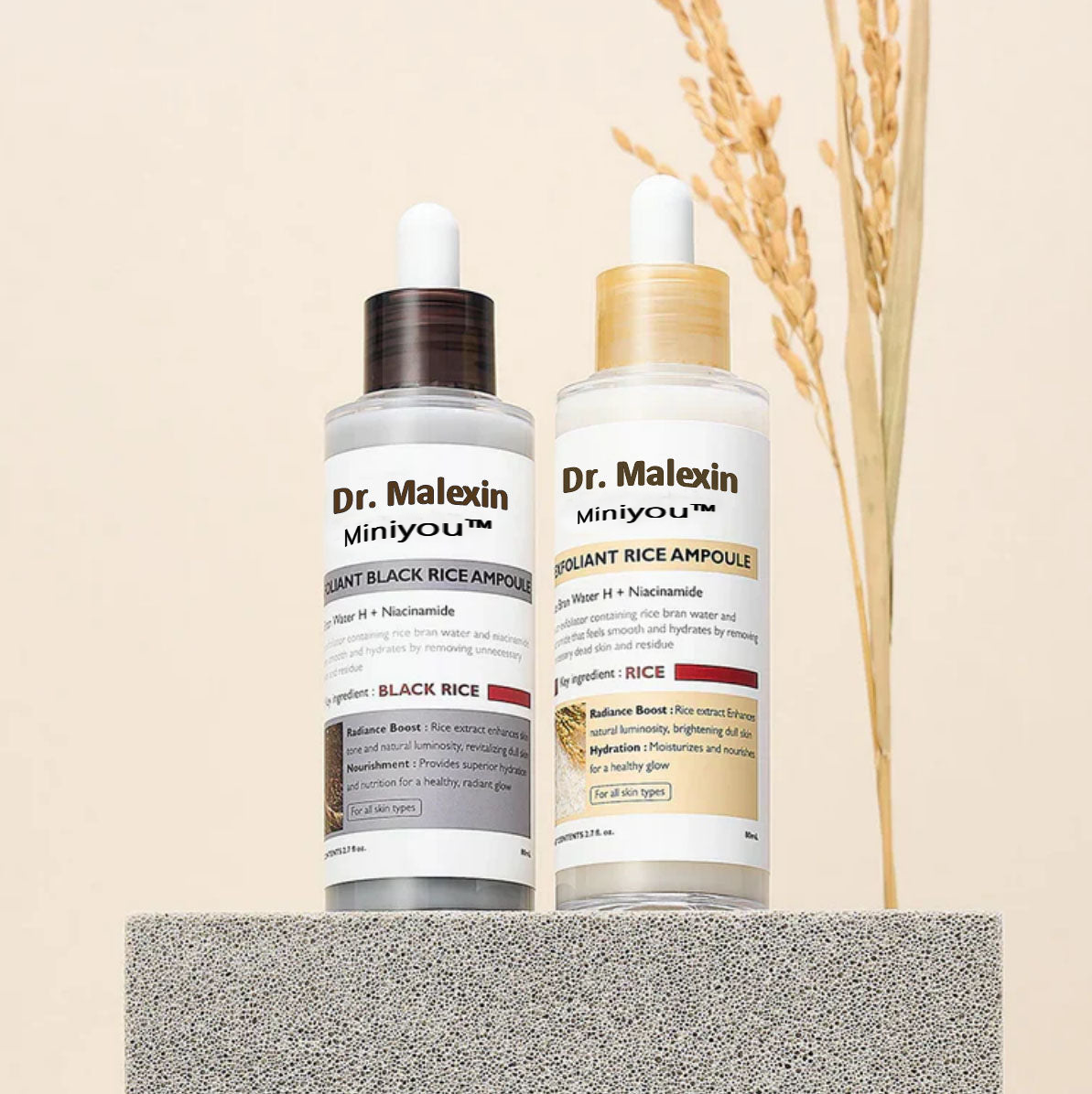 ✨✨Last Day 50%OFF:Miniyou™ Glow White Rice Peeling Ampoule
