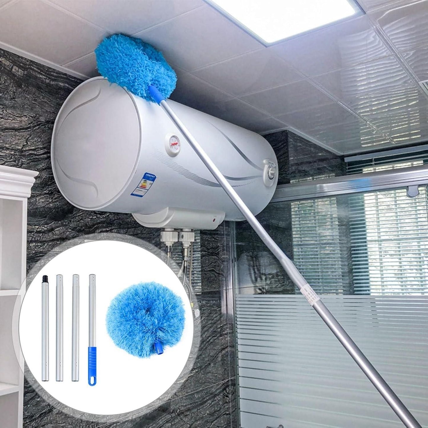 Washable Ceiling Fan Cleaner-Multi-Purpose Extendable Ceiling Fan Duster