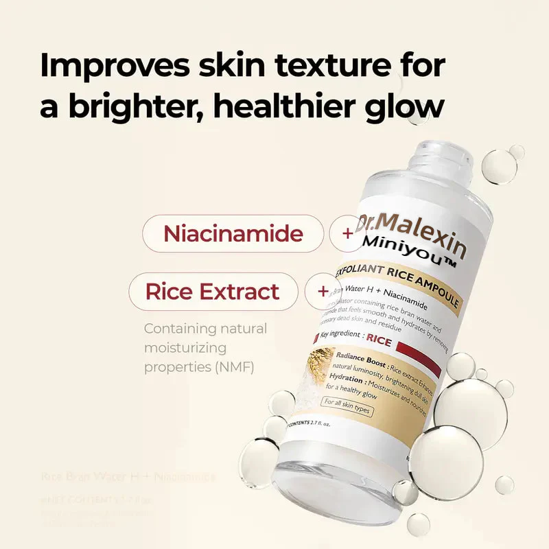 ✨✨Last Day 50%OFF:Miniyou™ Glow White Rice Peeling Ampoule