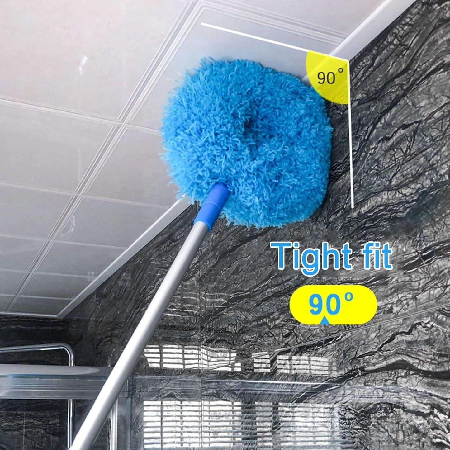 Washable Ceiling Fan Cleaner-Multi-Purpose Extendable Ceiling Fan Duster