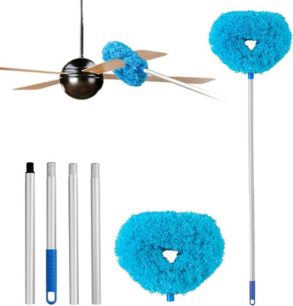 Washable Ceiling Fan Cleaner-Multi-Purpose Extendable Ceiling Fan Duster
